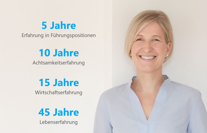 Anne Hausmann, Führungserfahrung,Kompetenz, zertifiziert, Ausbildung, Coach, Achtsamkeit, MBSR