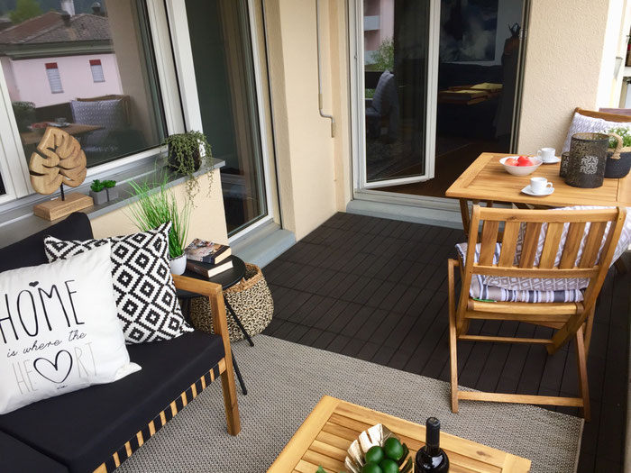 ReDesign Einrichtung Balkon Outdoor Lounge Yala Do it garden Brunnen