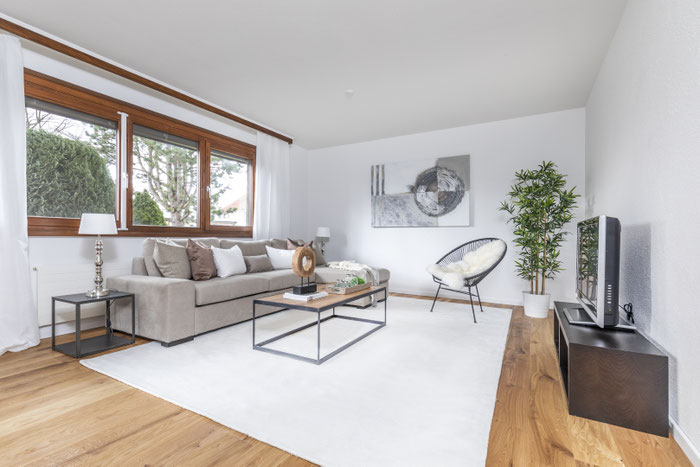 Home Staging 4.5 Zimmer Wohnung Musterwohnung Landhaus Zuzwil Wil St. Gallen
