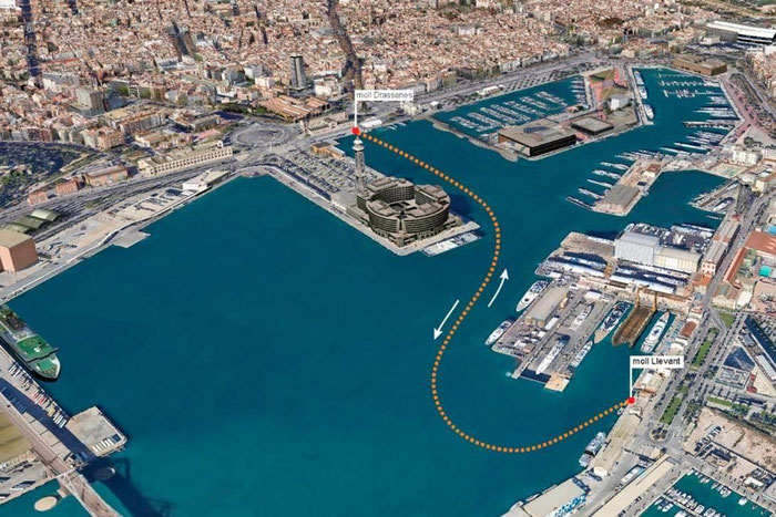 До W Barcelona по воде: быстрый маршрут от Колумба