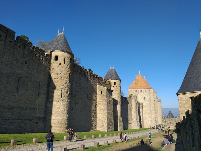 Каркассон, город-крепость во Франции