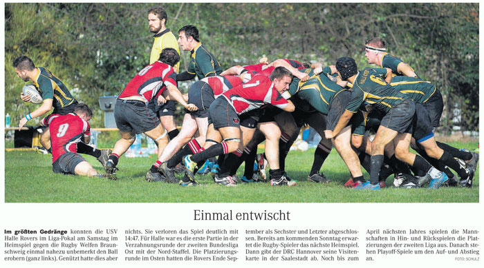 21.10.14 Mitteldeutsche Zeitung (mit Besten Dank an das Team der MZ ;) )