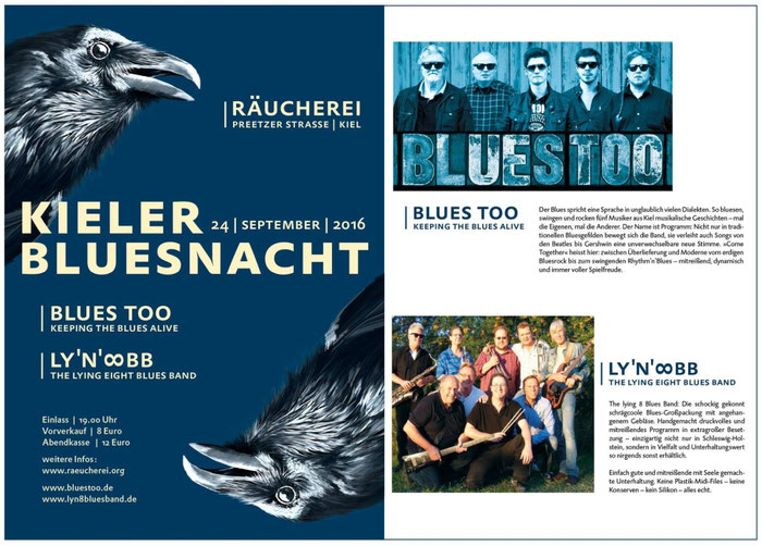BLUES TOO und der LY'N' 8 BLUES BAND