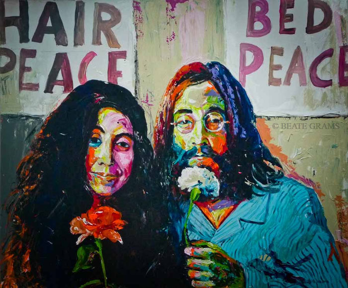 LENNON & YOKO ONO "HAIR PEACE BED PEACE"