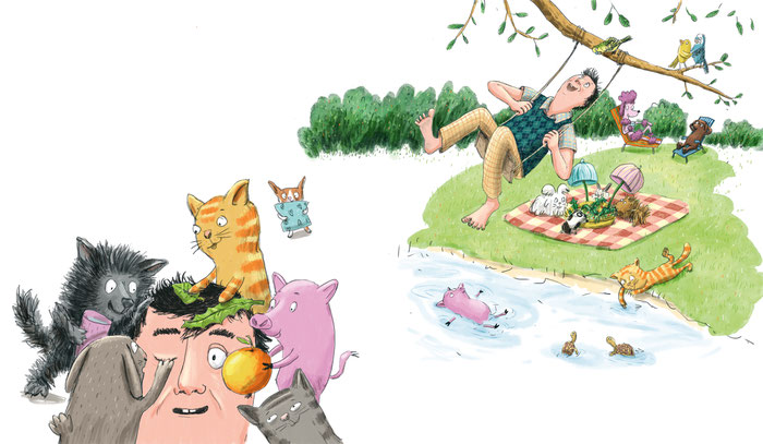 Flensburg Illustration König Editorial Kinder Zeitschrift