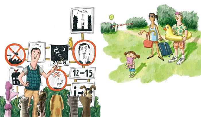 Flensburg Illustration Editorial Kinder Zeitschrift ulrikekoenig