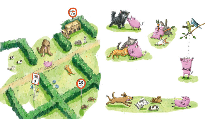 Flensburg Illustration König Editorial Kinder Zeitschrift