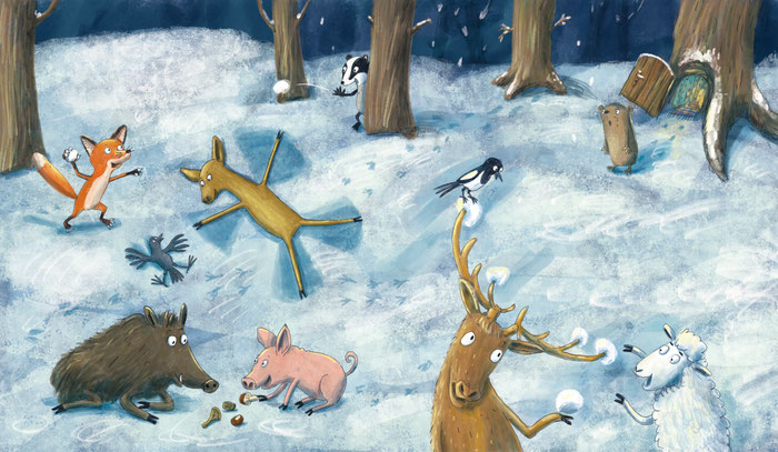 Illustration Flensburg Editorial Ulrike König