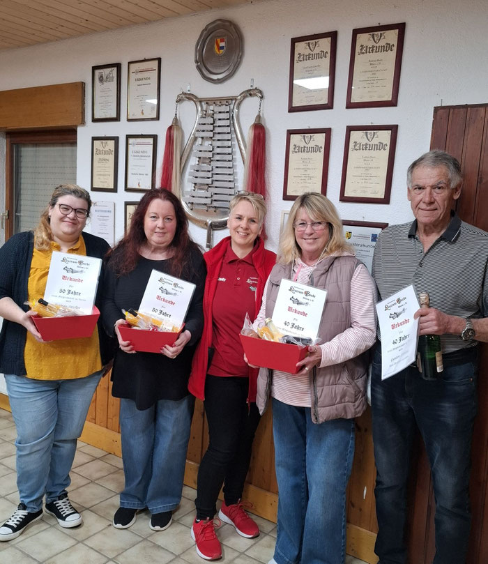 v.l.n.r: Britta Leipold (Stellv. für Rainer Müller), Karin Ott, Sindy Schulze, Elke Collatz, Gunter Lorenz