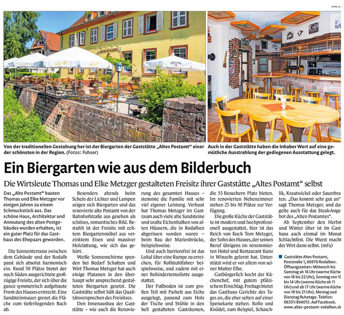 Quelle: Pirmasenser Zeitung 24.05.2019