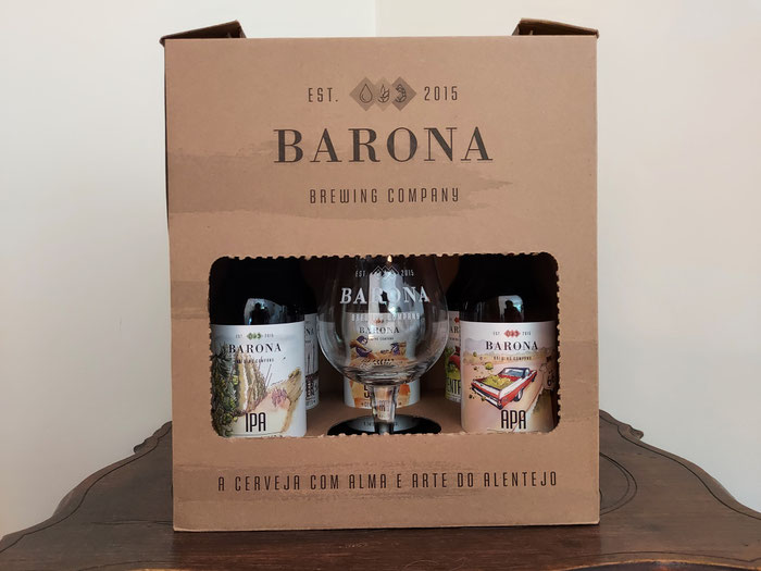 Dieses Bierpaket der Barona Brewing Company, in dem u.a. das Porter war, konnte ich in Luxemburg ergattern.