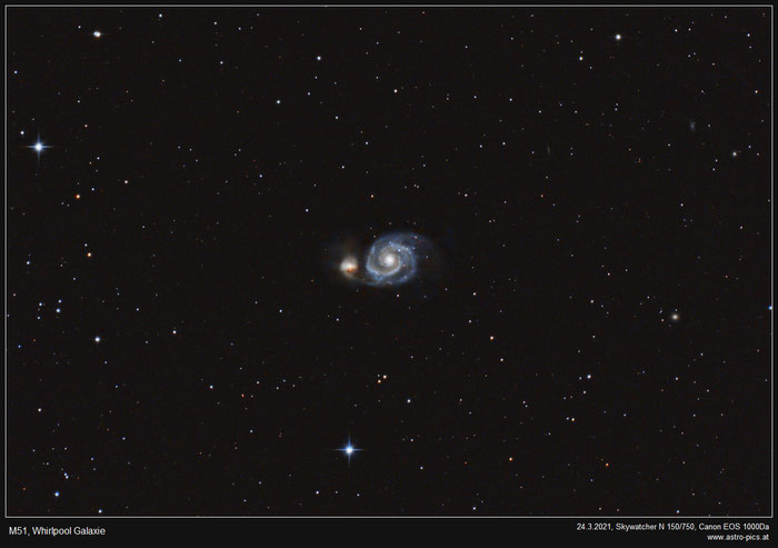 M51, Whirlpool-Galaxie