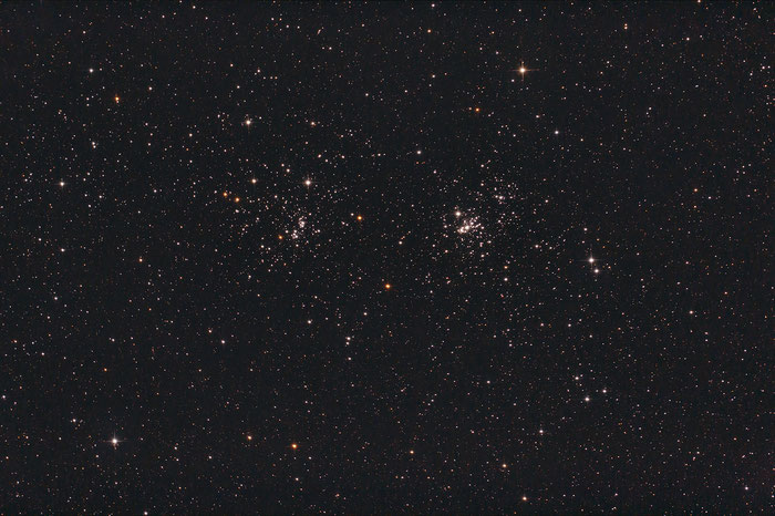 h & Chi Persei, Doppelsternhaufen, Double Cluster, NGC 869, NGC 884