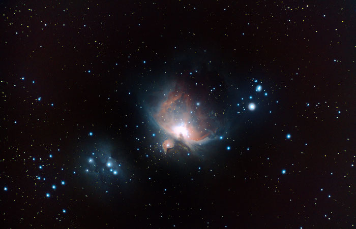 M42 Orionnebel, Running Man, Sternbild Orion