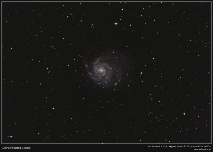 M101, Feuerrad-Galaxie