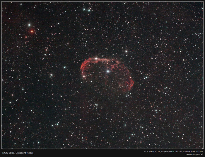 NGC 6888, Crescent Nebel