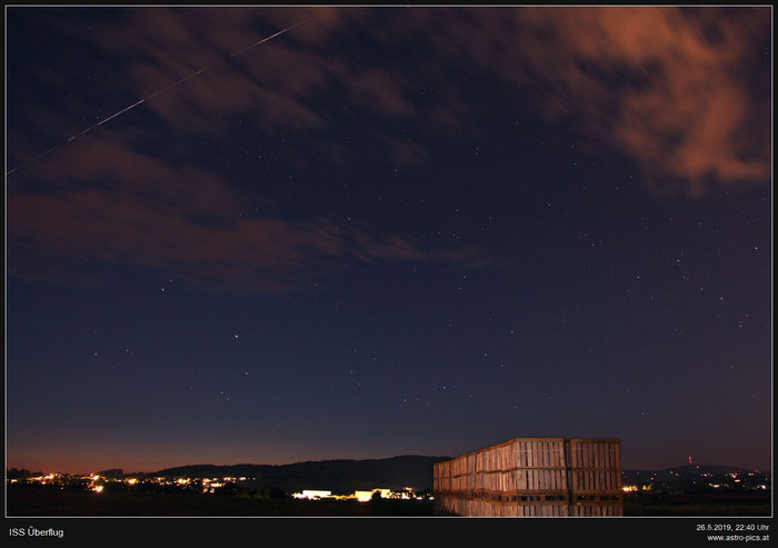 ISS Überflug, 26.5.2019