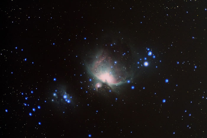 M42 Orionnebel, Running Man, Sternbild Orion