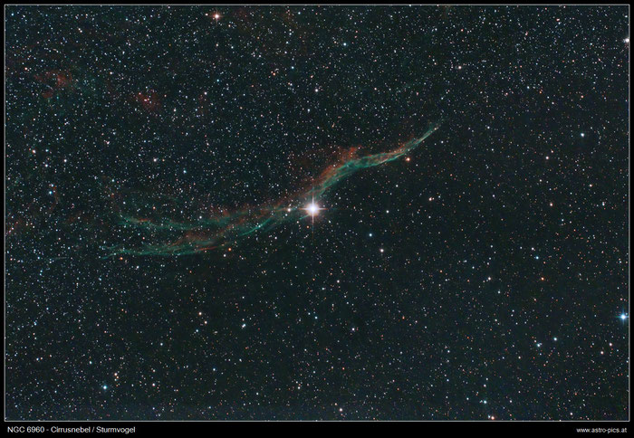 NGC 6960, Sturmvogel, Cirrus-Nebel im Schwan