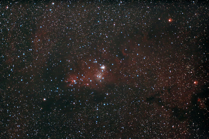 NGC 2264, Weihnachtsbaum-Haufen, Konus-Nebel