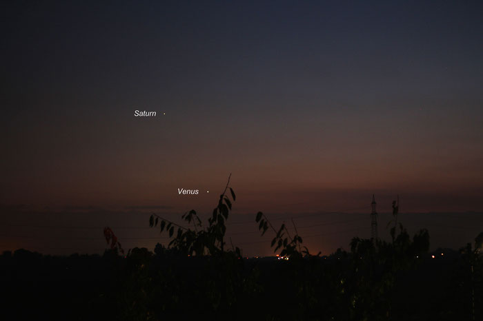 Saturn & Venus am 26.10.2016