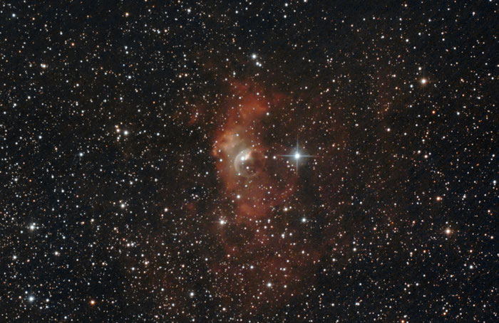 NGC 7635, Blasennebel