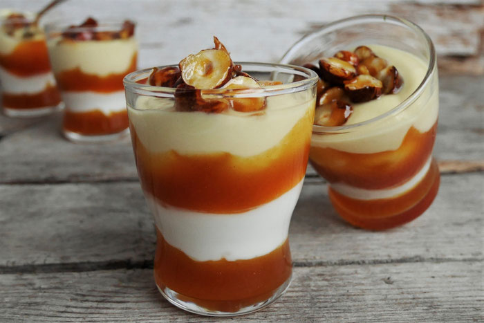 Sanddronmousse mit griechieschem Joghurt