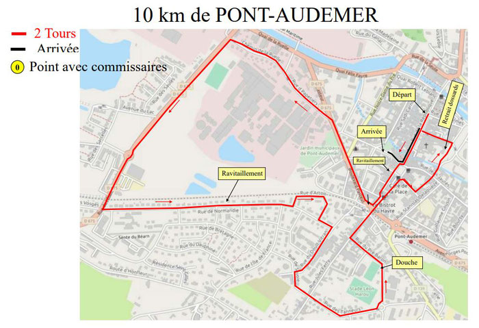 10km course laell FFA qualificatif championnat de FRANCE départ 10h15
