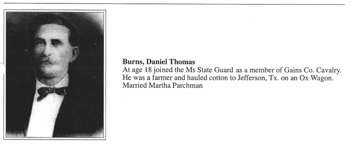 Veteran profile for Daniel Tomas Burns