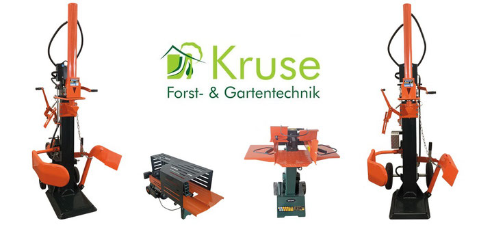 Kruse Gartentechnik in Petershagen, Brennholzspalter, Holzspalter für jeden Einsatz.