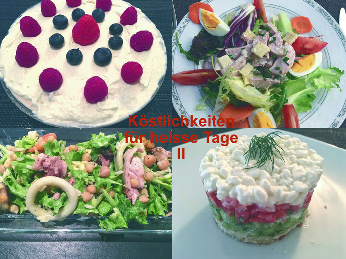 Köstlichkeiten für heiße Tage