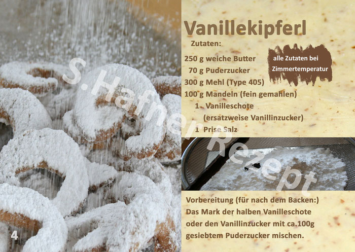 Vanillekipf Rezept Weihnachtsgebäck Backbuch 