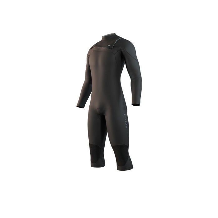 Mystic Motion Longarm Shortleg 4/3mm Fzip Black bei WindSucht