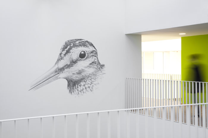 Kunst am Bau-Wettbwerb für die Universität Münster mit einem Kunstwerk von Nicole Schuck realisiert durch Alexandra Kolossa, KUNST I BAU I PROJEKTE
