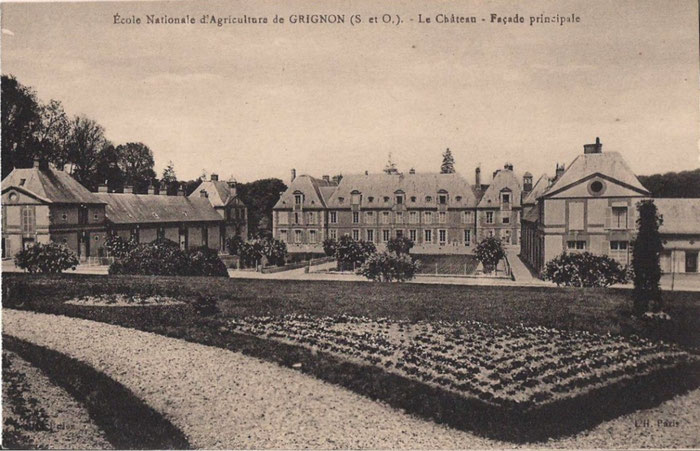 Carte postale historique - Ecole Nationale d'agriculture de Grignon