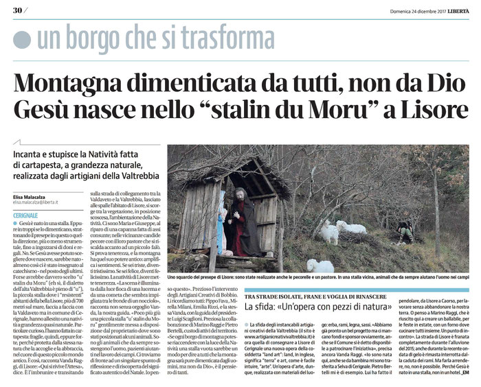 quotidiano LIBERTA' -  24 dicembre 2017