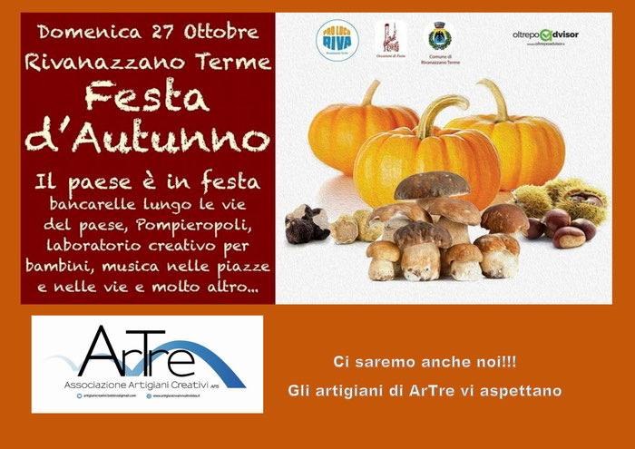 Rivanazzano Terme 27 ottobre “Festa d’autunno”