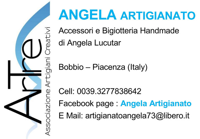 Angela Lucutar : socia artigiana di ArTre Artigiani Creativi Val Trebbia