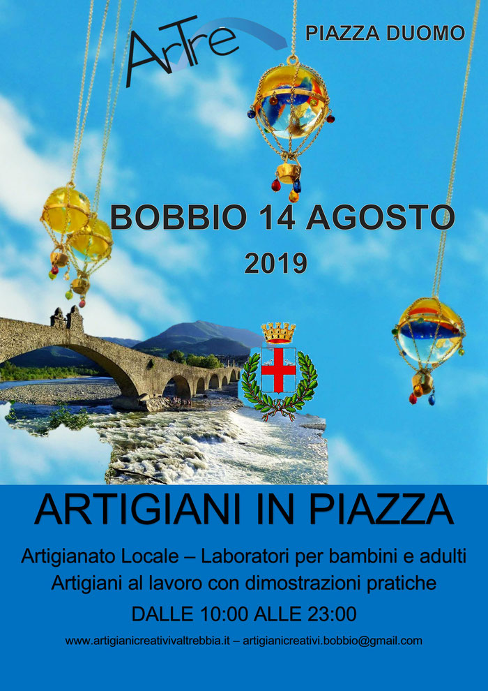 Bobbio 14 agosto Artigiani in piazza  