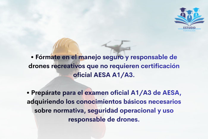 Curso de Formación de pilotos de drones