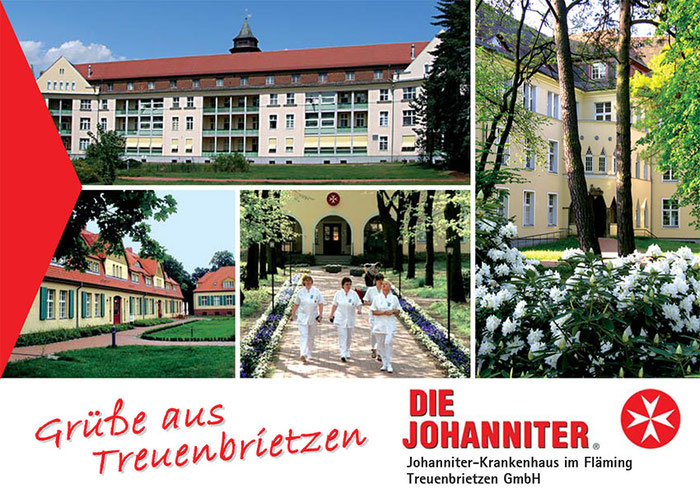 Ansichtskarte/Postkarte Johanniter-Krankenhaus Treuenbrietzen Sommer 2010 (C) Ina Tessnow