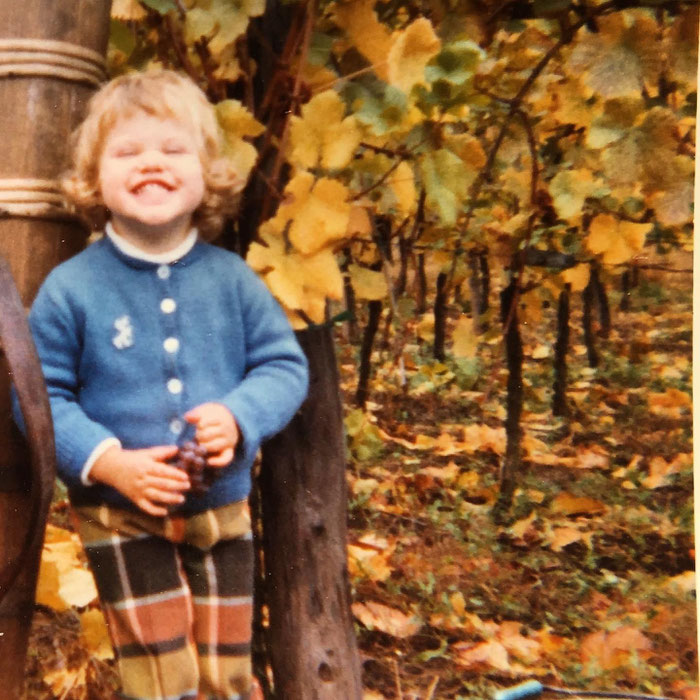 et moi lors de mes premières vendanges au Helfant en 1974