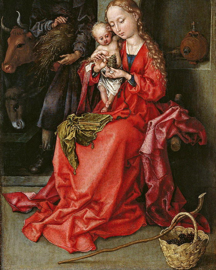 "La Sainte Famille", Martin Schongauer, vers 1480-1490, Kunsthistorisches Museum Wien