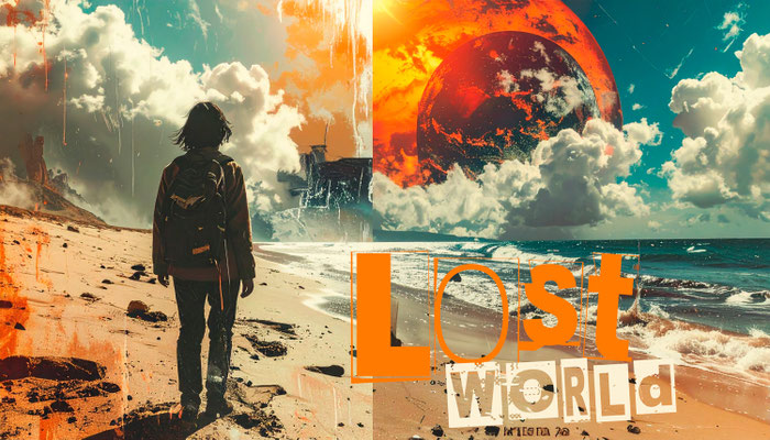 Lost World - Ein Mädchen läuft am Meer und sucht verzweifelt nach einer Lösung