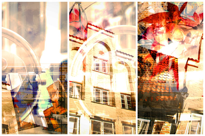 Collage Lübeck Altstadt