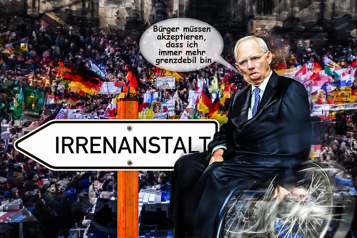 Wolfgang Schäuble, CDU, Muslime, Deutschland, Migration, Massenmigration, Bundestag, Politik, Satire