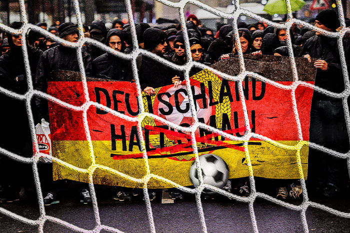 Deutschland, Antifa, Fussball EM 2016, Satire