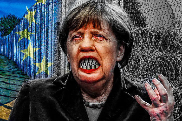 Angela Merkel, CDU, Europa, Balkanroute, Satire