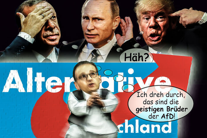 SPD, Heiko Mass, Erdogan, Putin, Trump, Politik, Deutschland, Satire