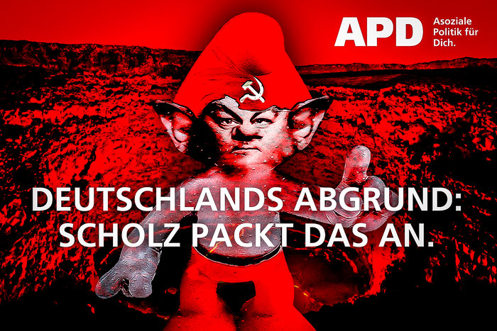 SPD, Olaf Scholz, Deutschland, Abgrund, Politik, Satire.